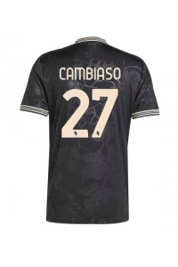 Juventus Andrea Cambiaso #27 Jalkapallovaatteet Kolmaspaita 2025-26 Lyhythihainen